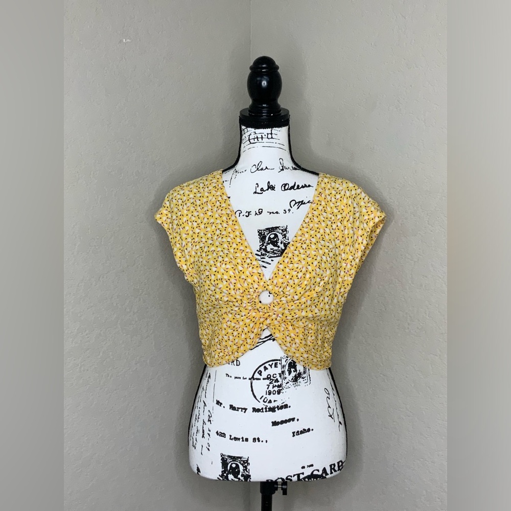 #50 NWOT Free People Havana Honey Crop Top Size Medium